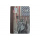 Pochette Ipad Air drapeau USA/Etats-Unis statue liberté + film protection écran