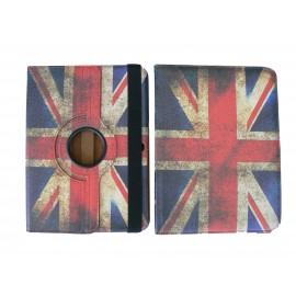 Pochette pour Samsung Tab 3 10.1 P5200 UK/Angleterre vintage + film protection écran