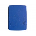 Pochette pour Samsung Tab 3 10.1 P5200 simili-cuir bleue + film protection écran