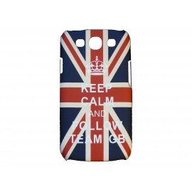 Coque pour Samsung Galaxy S3 / I9300 drapeau UK/Angleterre "keep calm" + film protection écran offert