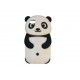 Coque silicone pour Iphone 5C Panda noir blanc + film protection écran