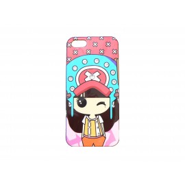 Coque pour Iphone 5C petite fille diam's pirate + film protection écran