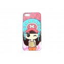 Coque pour Iphone 5C petite fille diam's pirate + film protection écran