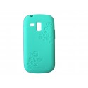 Coque silicone vert émeraude pour Samsung Galaxy Trend/S7560 + film protection écran offert