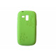 Coque silicone verte pour Samsung Galaxy Trend/S7560 + film protection écran offert