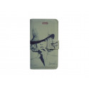 Pochette pour Samsung S7560 Galaxy trend dame chapeau + film protectin écran