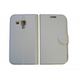Pochette pour Samsung S7560 Galaxy trend blanche + film protectin écran
