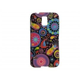 Coque TPU Samsung Galaxy S5 G900 cachemire multicolore + film protection écran offert