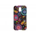 Coque TPU Samsung Galaxy S5 G900 cachemire multicolore + film protection écran offert