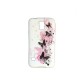 Coque TPU Samsung Galaxy S5 G900 blanche papillons noirs et roses  + film protection écran offert