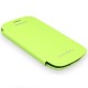 Flip cover Samsung Galaxy S3 mini / I8190 verte+ film protectin écran