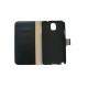 Pochette pour Samsung Galaxy Note 3 N9000 simili-cuir noire + film protection écran