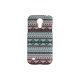 Coque pour Samsung Galaxy S4 / I9500 "maya" bleue + film protection écran offert