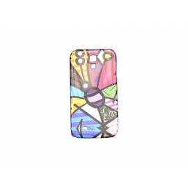 Coque pour Samsung Galaxy S4 / I9500 multicolore + film protection écran offert