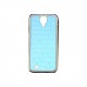 Coque pour Samsung Galaxy S4 / I9500 bleue diam's + film protection écran offert