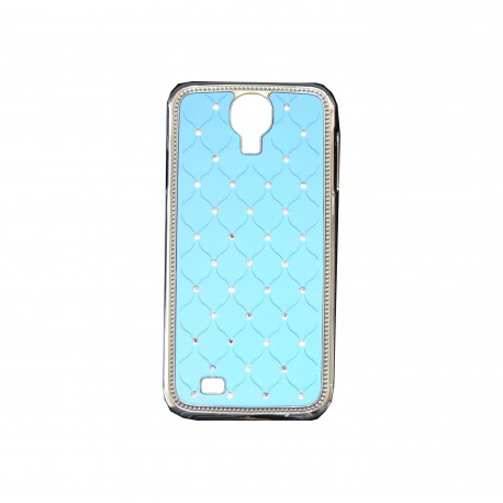 Coque pour Samsung Galaxy S4 / I9500 bleue diam's + film protection écran offert