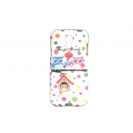 Coque TPU  pour Samsung Galaxy S4 Mini/ I9109 famille hibou + film protection écran offert