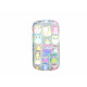 Coque TPU grise pour Samsung Galaxy Trend/S7560 hiboux multicolores+ film protection écran offert