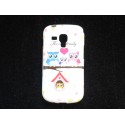 Coque TPU pour Samsung Galaxy Trend/S7560 famille hibou + film protection écran offert