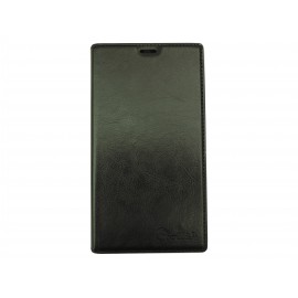 Pochette simili-cuir pour Nokia Lumia 1520 noire  + film protection écran
