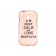 Coque pour Samsung Galaxy S3 Mini/ I8190 rose keep calm + film protection écran offert