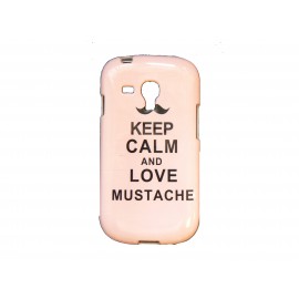 Coque pour Samsung Galaxy S3 Mini/ I8190 rose keep calm + film protection écran offert