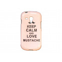 Coque pour Samsung Galaxy S3 Mini/ I8190 rose keep calm + film protection écran offert