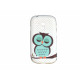 Coque TPU pour Samsung Galaxy S3 Mini/ I8190 hibou bleu+ film protection écran offert