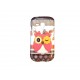 Coque TPU pour Samsung Galaxy S3 Mini/ I8190 hibou clin d'oeil + film protection écran offert