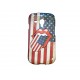 Coque TPU pour Samsung Galaxy S3 Mini/ I8190 USA/Etats-Unis bouche + film protection écran offert