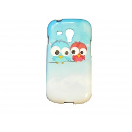 Coque TPU pour Samsung Galaxy S3 Mini/ I8190 petits oiseaux + film protection écran offert