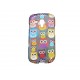 Coque TPU pour Samsung Galaxy S3 Mini/ I8190 hiboux fond gris + film protection écran offert