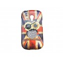 Coque TPU pour Samsung Galaxy S3 Mini/ I8190 UK/Angleterre hibou pirate + film protection écran offert