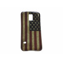 Coque TPU Samsung Galaxy S5 Mini G800 USA/Etats-Unis + film protection écran offert