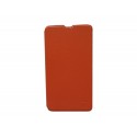 Pochette simili-cuir pour Nokia Lumia 1320 orange  + film protection écran