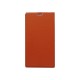 Pochette simili-cuir pour Nokia Lumia 1520 orange  + film protection écran
