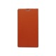 Pochette simili-cuir pour Nokia Lumia 1520 orange  + film protection écran