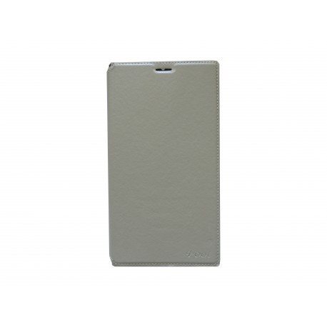 Pochette simili-cuir pour Nokia Lumia 1520 beige  + film protection écran