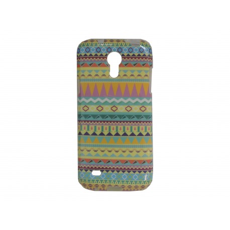 Coque TPU pour Samsung Galaxy S4 Mini/I9190 "Maya" vert + film protection écran offert