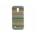 Coque TPU pour Samsung Galaxy S4 Mini/I9190 "Maya" vert + film protection écran offert