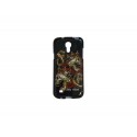 Coque TPU pour Samsung Galaxy S4 Mini/I9190 tête de mort couronne  + film protection écran offert