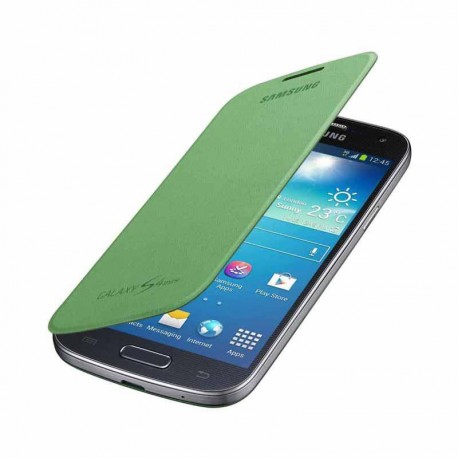 Flip cover origine Samsung Galaxy S4 I9500 verte+ film protection écran