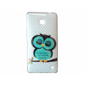 Coque TPU pour Nokia Lumia 630 hibou + film protection écran offert