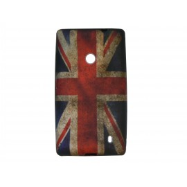 Coque pour Nokia Lumia 520 UK/Angleterre vintage + film protection écran offert
