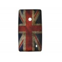 Coque pour Nokia Lumia 520 UK/Angleterre vintage + film protection écran offert