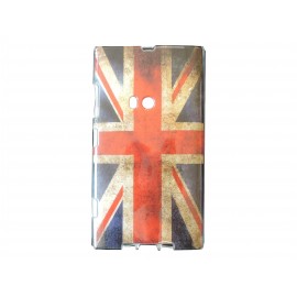 Coque TPU pour Nokia Lumia 920 UK/Angleterre vintage + film protection écran offert