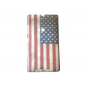 Coque TPU pour Nokia Lumia 920 USA/Etats-Unis vintage + film protection écran offert