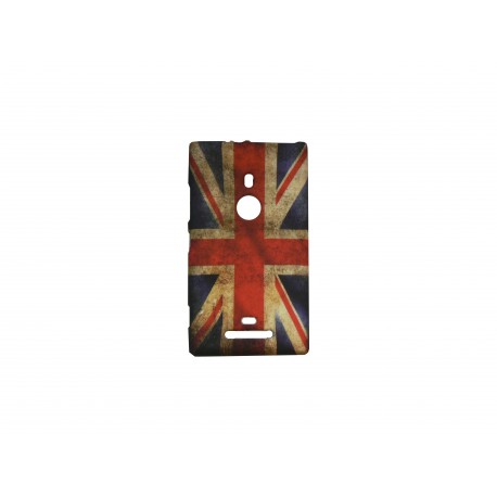Coque pour Nokia Lumia 925 UK/Angleterre vintage + film protection écran offert