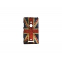 Coque pour Nokia Lumia 925 UK/Angleterre vintage + film protection écran offert