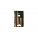 Coque pour Nokia Lumia 925 USA/Etats-Unis vintage + film protection écran offert